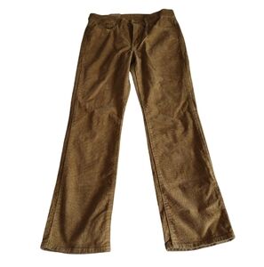 Levi's 29x30 Tan 314 Shaping Straight Corduroy Pants